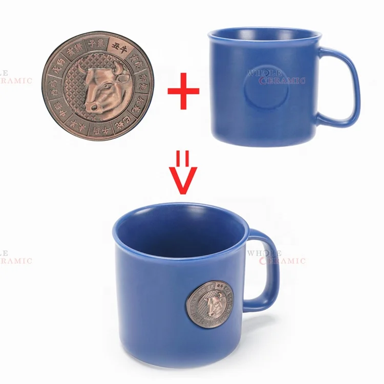 Wholesale Customizable Logo Color Ceramic Coffee Milk Water Mugs for Promotional Gifts and Advertising in Various Shapes