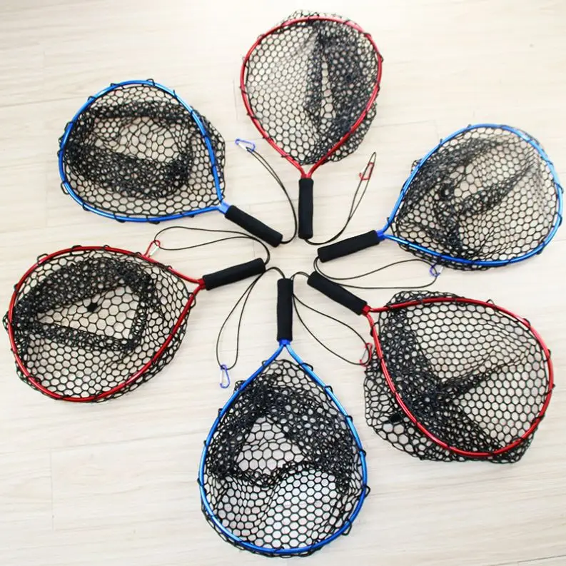 Topline Cast Net Fishing Reinforced Rubber and Aluminum Alloy Other Fishing Nets 50*30*30Cm Blue/Red 225G India Fishing Net Topline Cast Net Fishing Reinforced Rubber and Aluminum Alloy Other Fishing Nets 50*30*30Cm Blue/Red 225G India Fishing Net
