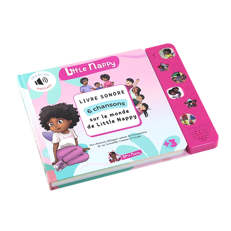 OEM Custom Printing Early Children Education Books Baby Sound Board Book Kids Audio Books