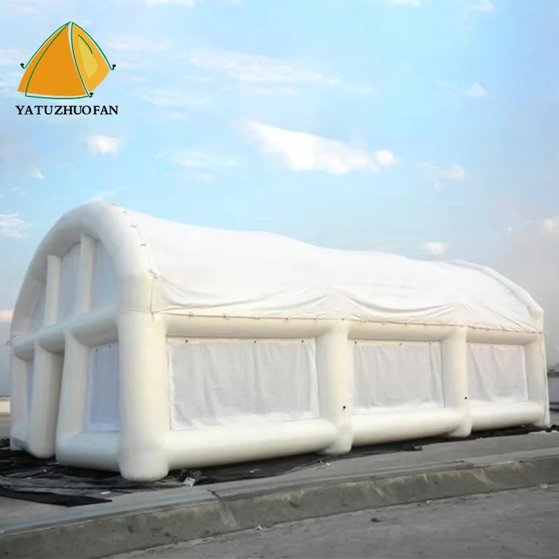 Factory Custom Large Command Barracks Waterproof PVC Tent Portable New Medical Air Column Inflatable Tent for Outdoor Camping