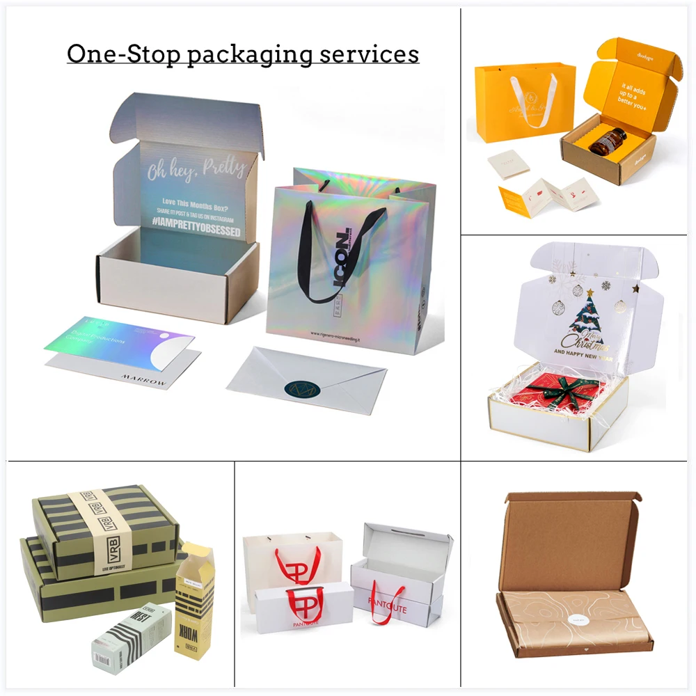 Custom Print Ecommerce Corrugated Paper Boxes - Recycled