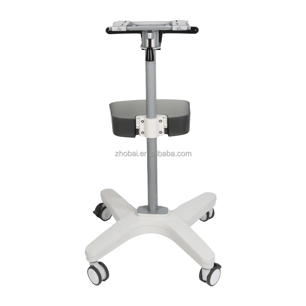 Hot Sale High Quality Adjustable Medical Trolley for Clinics Hospitals Small Four-Wheel Quick Break Design Dental Usage Hotels 4
