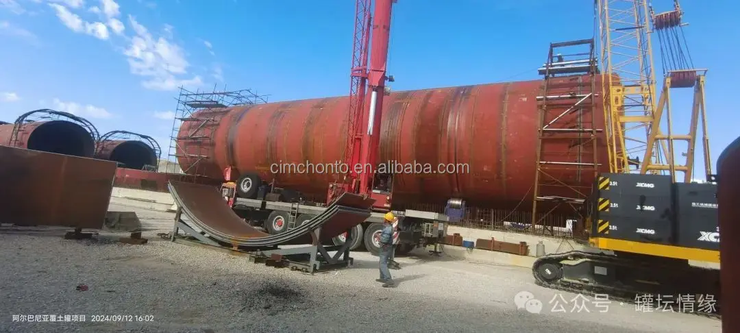 CIMC 2000m3 LPG Bullet Mounded Underground Tank