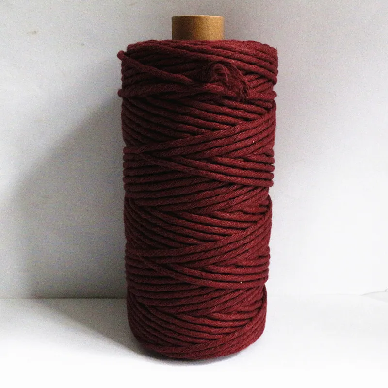 Buy Wholesale China Charmkey Recycle Cotton Macrame Cord 3mm 4mm 5mm 6mm Cotton  Rope & Macrame Cord at USD 1