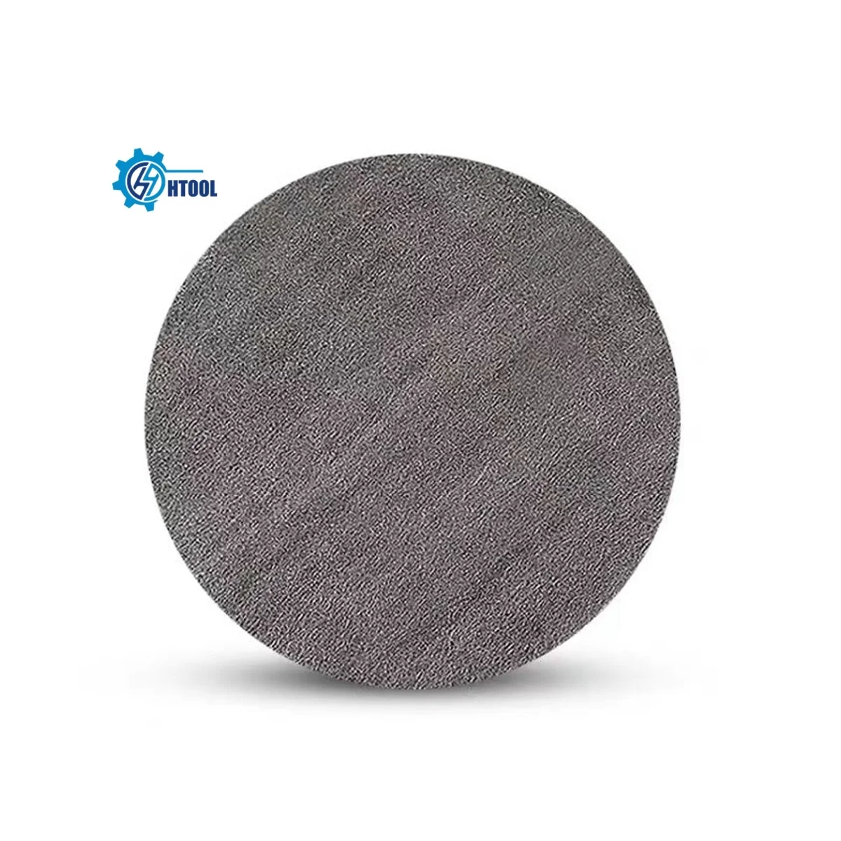 17" Diameter Gray Steel Wool Pads Grade 0 Fine Grit Cleaning And