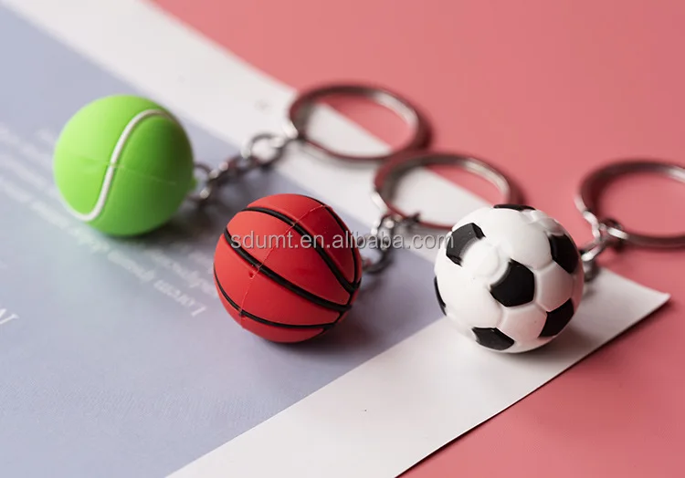 Custom Key Chain Popular Fashion Basketball Keychain Pendant Soccer