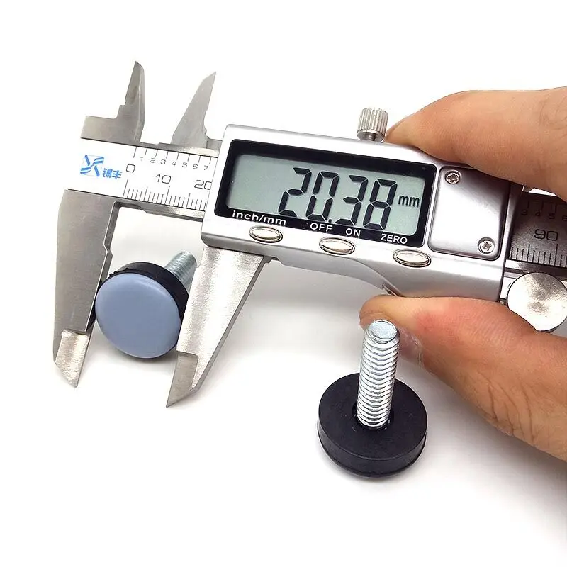 Круглые серые мебельные ножки из ПТФЭ Слайдеры для ножек стула пластиковые скользящие с