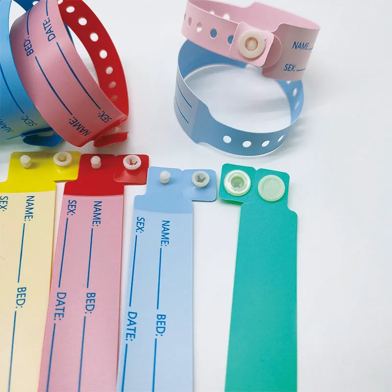 Child Baby Vinyl Wristband Plastic Disposable Patient