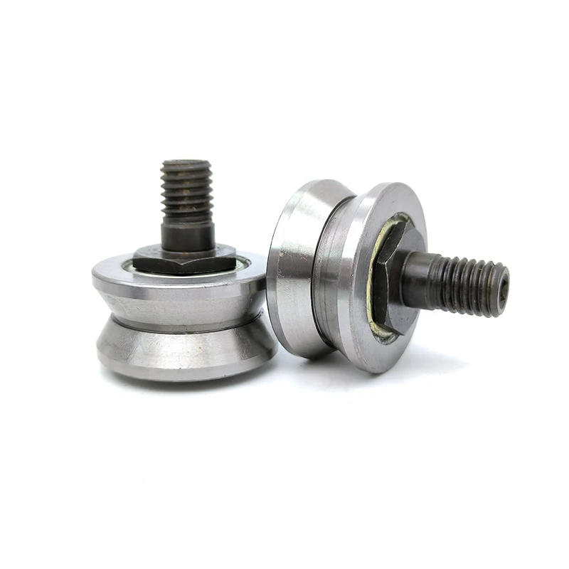 Kann Man 2 Bolt Roller Gleichzeitig Nutzen V Groove Guide Rail Bolt Roller Bearing With Screw Bearing Pulley Rv22c