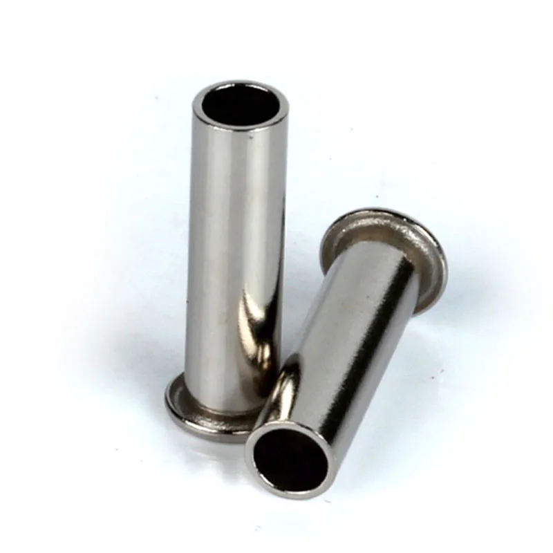Pipe Type Tubular Rivets Nickel Plated Customized Hollow Rivets