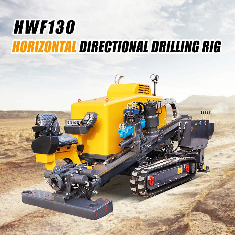 HDD Soft Pipe Pipeline Cable Horizontal Directional Boring Drilling Machine for Sale