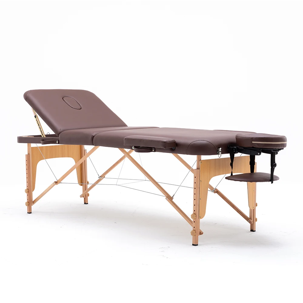 Highquality Wooden Folding Professional Lightweight Massage Bed Spa