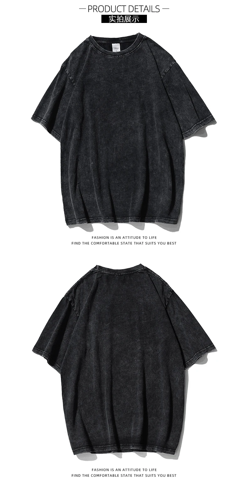 Shop Our Digital Printed Acid Washed T-Shirts for Men