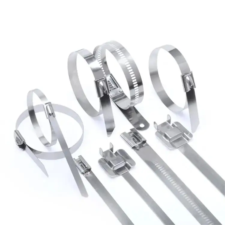 Metal Ball Lock Self-Locking Cable Tie