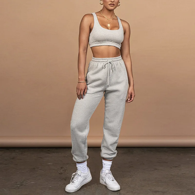 Trousers Women Jogger Sweatsuit Sets 