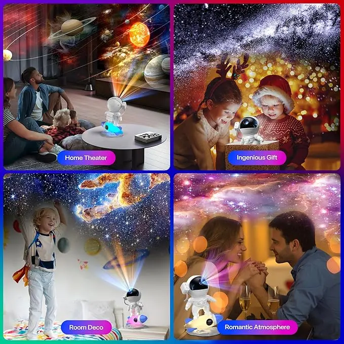13 in 1 Astronaut Galaxy Projector - Starry Sky Night Light