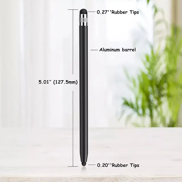 Touch Pen For Tablet Universal Pencil Capacitive Stylus Double Dual Silicone Head For iPad Android Smart Phone