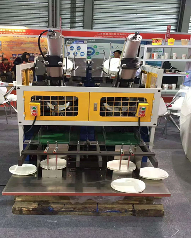 Automatic Biodegradable Paper Plate Tableware Making Machine (MB-400)