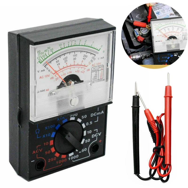 1pc New Analogue Multimeter Ac Dc Volts Ohm. Electrical Circuit Multi