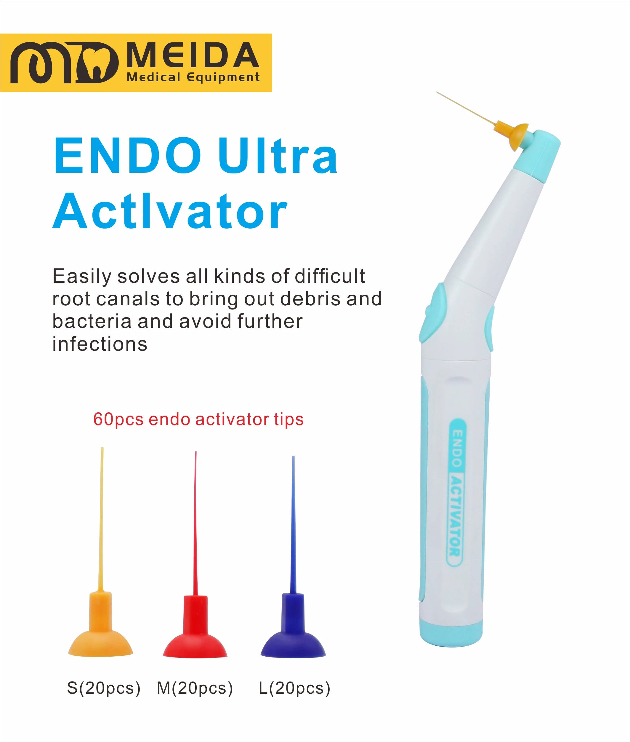 Wireless Dental Sonic Irrigator Dental Instrument Endo Cleaning Endo