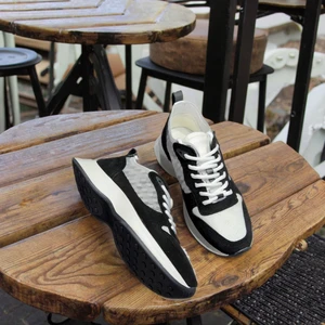 European Station Summer Breathable Mesh Korean Style Trendy Letter Home Low-top Casual Men's Old Flower Embroidery Cowhide Shoes