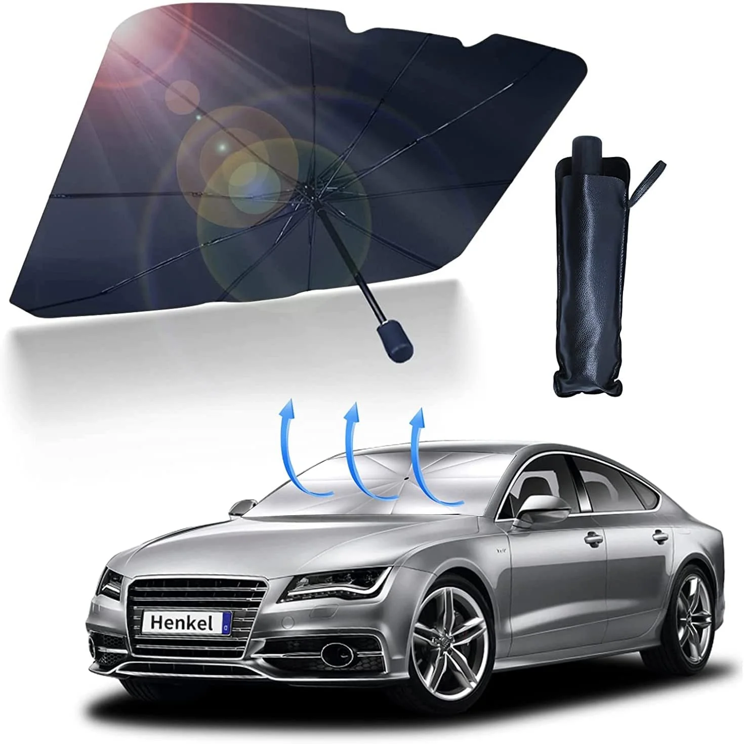 Теплоизоляция переднее Ветровое Стекло Зонтик Складной автомобильный зонтик от