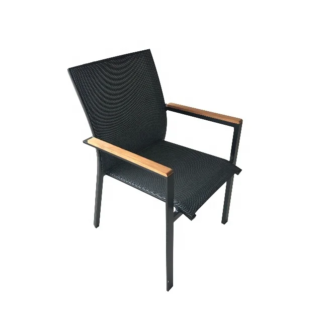 Stacking Textilener Aluminum Terrace Garden Mesh Patio Metal Garden