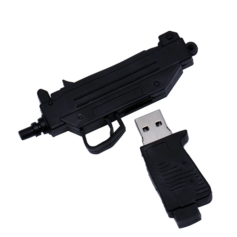 Customized PVC 3d Toy Gun Shape Usb Flash Drive 4GB 8GB USB 3.0 weapon Shaped Pendrive Cle Usb FlashDisk