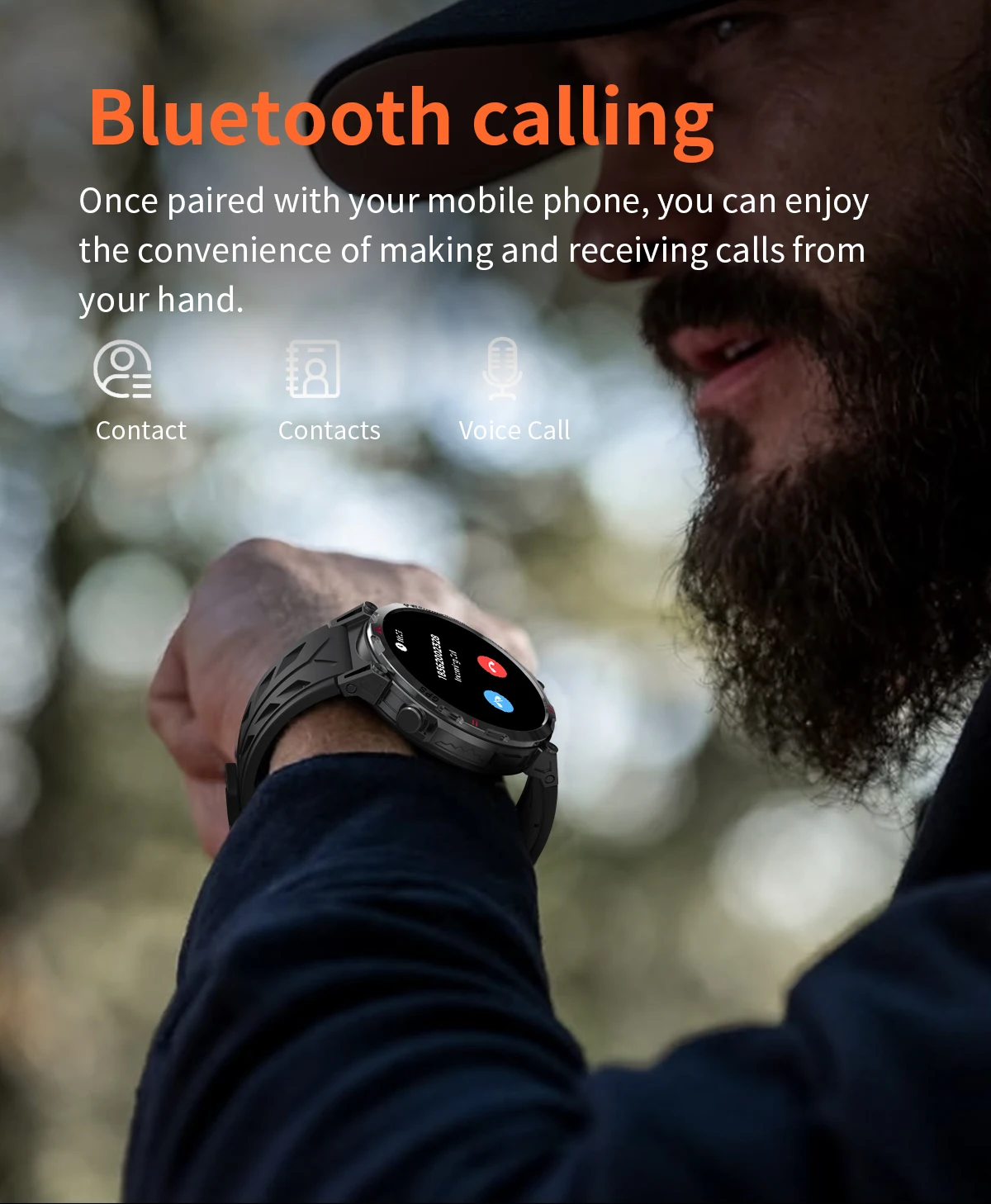 Outdoor GPS Smartwatch KC93 1.56Inch AMOLED Screen ChatGPT Compass Altitude 30M Waterproof Sports Relojes Smart Watch for Men