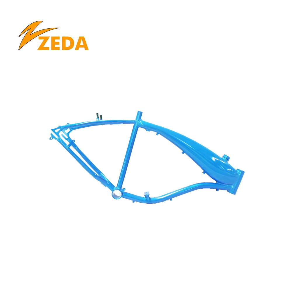 2.4L / 3.4L Gas tank Built-in Oil Frame for 2 Stroke Petrol Engines Racing Bike Motor Motorized Bicycle Frame