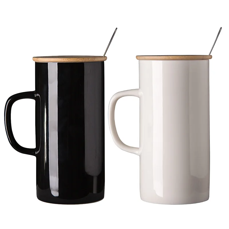 Promotional Coffee Mugs with Bamboo Lid