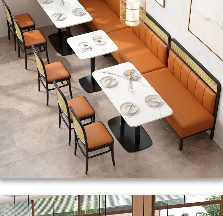 2024 Wholesale Simple Restaurant Chairs Cheap Metal Restaurant Furniture for Coffee Shop Use Hotel or Restaurant