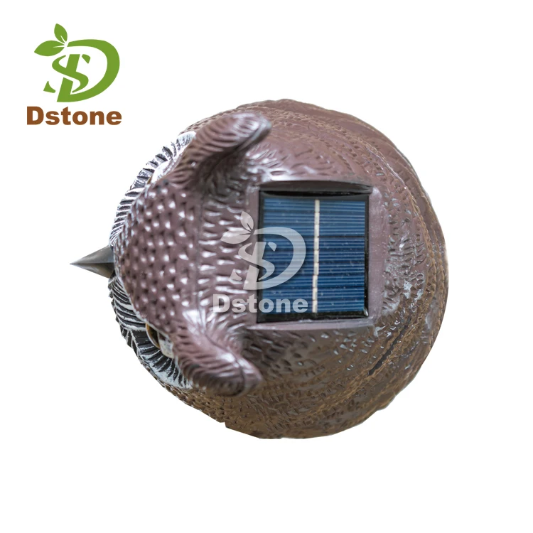Plastic Solar Owl With Rotating Head For Garden Yard Outdoor Buy
