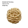 Round rattan ball