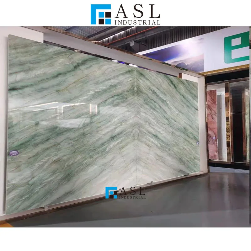 China supplier polished natural green onyx Royal green tile table tops green marmol onyx marble spider floor tiles and slabs