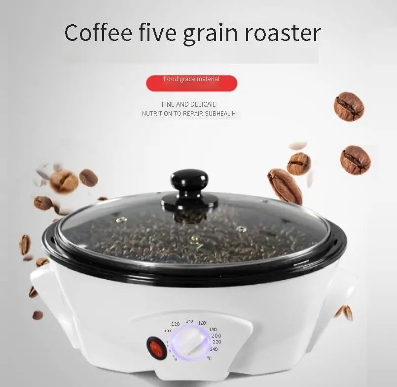 Small Coffee Roaster Household Electric Bean Roaster Fried Bean Machine Bean Roaster Popcorn Machine