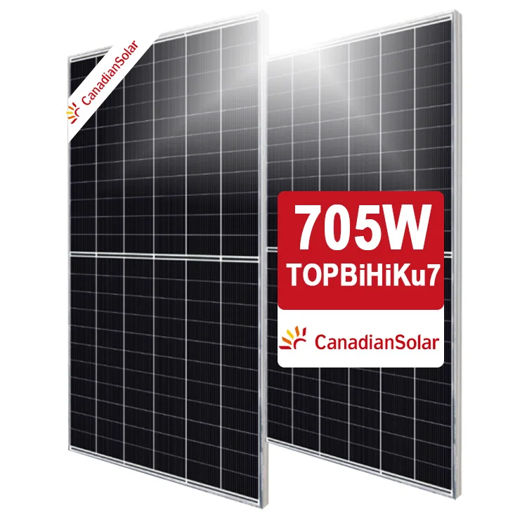 Canadian Solar Panel Topbihiku7 N-type Bifacial Topcon 675-705w 675w ...