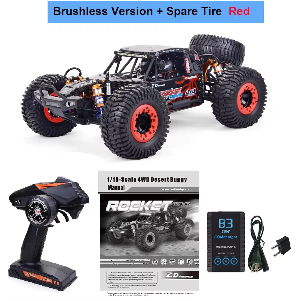 ZDレーシング 1/10RC ROCKET DBX-10 4WD デザートバギー ZD Racing ROCKET DBX-10 1/10 Four wheel drive Remote Control