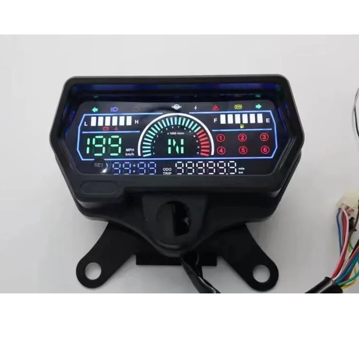 Оптом! Мотоциклы запчасти цифровой тахометр одометр спидометр для CG125 CG150