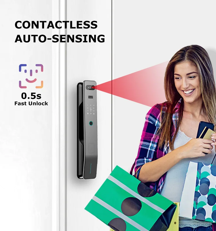 Unlock Antitheft Manufacture Office Smart Lock Rfid Card Scan Digital