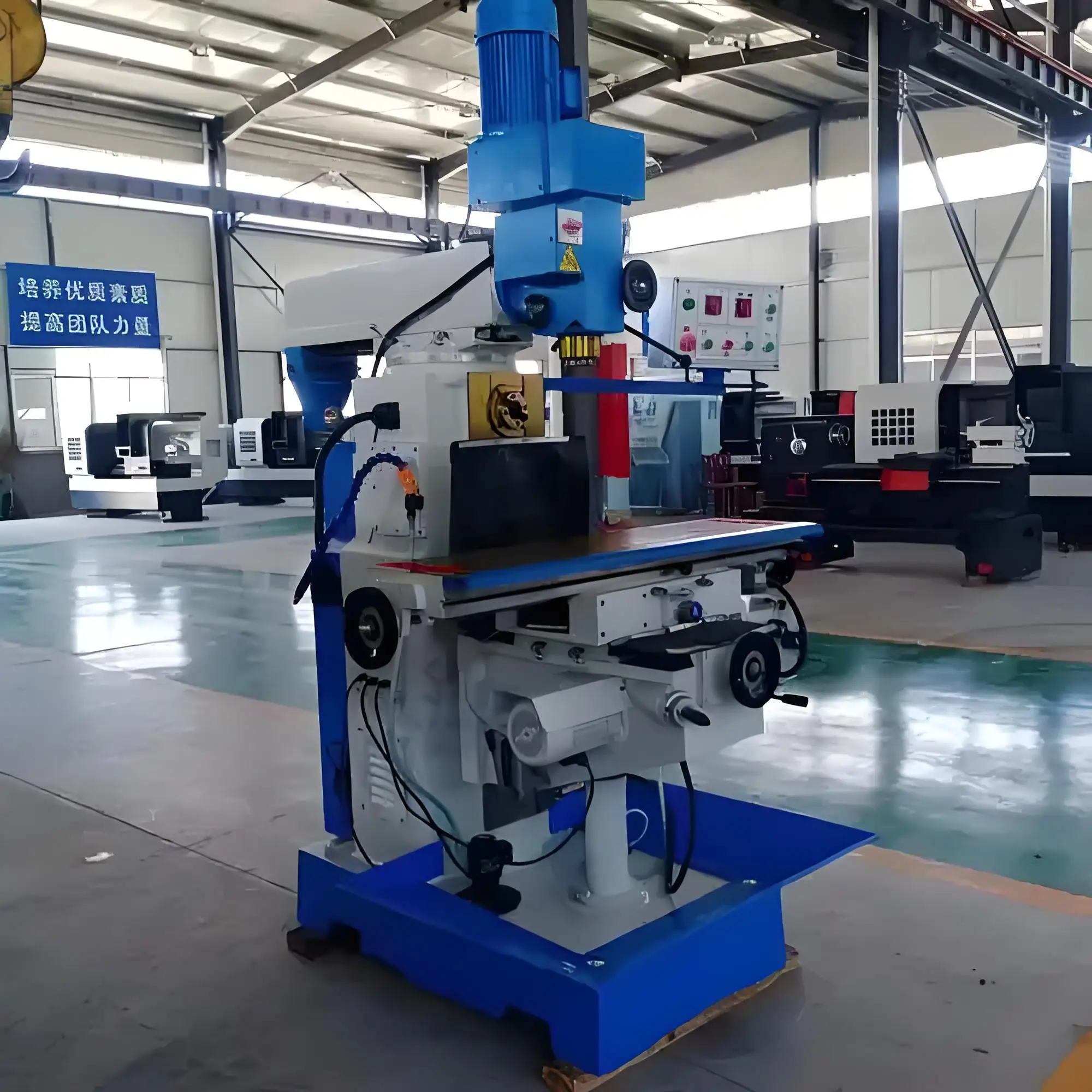 ZX6350C Manual Universal Horizontal and Vertical Milling Tapping