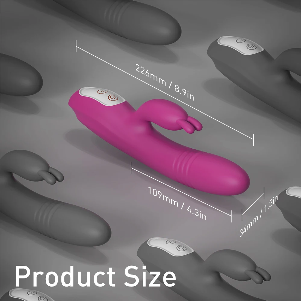Universal Serial Bus-Powered Waterproof Adult G-Spot Vibrator Triple Vibration &  Penis Capabilities Women's Sex Toy
