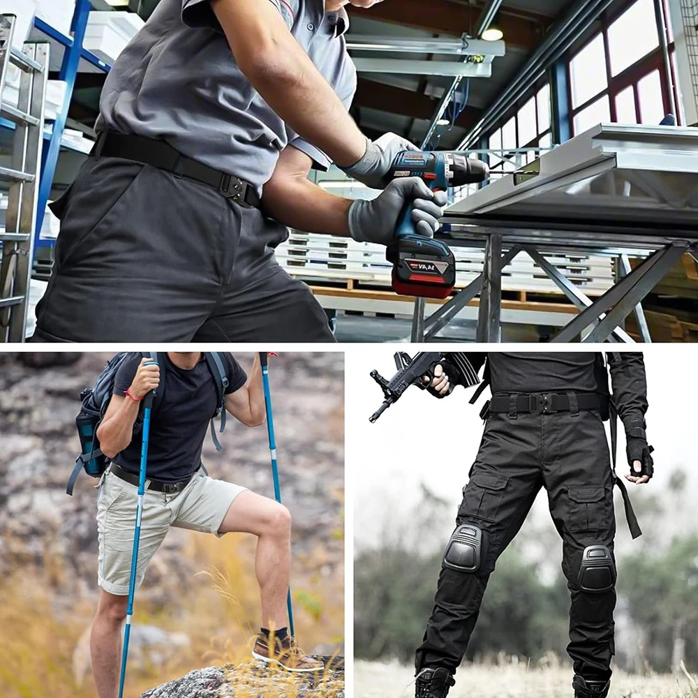 Fashionable Durable Wholesale Men's Fashionable Multifunctional Tactical Belt Heavy Duty Style Buckle Belt