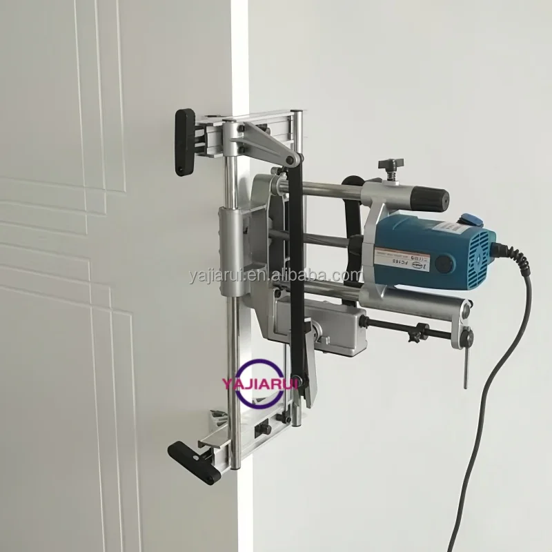 Factory Price 1100W Portable Small Woodworking Lock Mortiser Door Lock Hole Mortising Machine Wood Door Lock Drilling Machine
