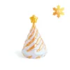 Or brillant - Coquille blanche 10cm