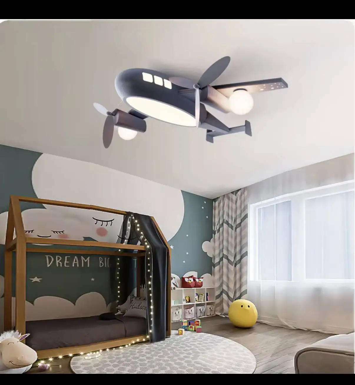 Plug-in Pendant Light 2-Pack With Remote Control – 15ft Cord, Flower Lamp Shade, Smart Bulbs Included, Works With Alexa & Google