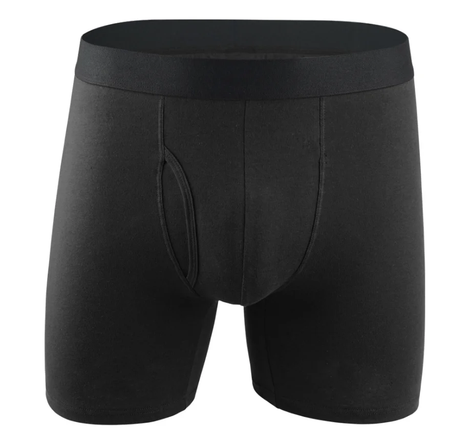 Men Panties Men's Long Leg Boxer Cotton Man Underwear Underpants Boxer ...