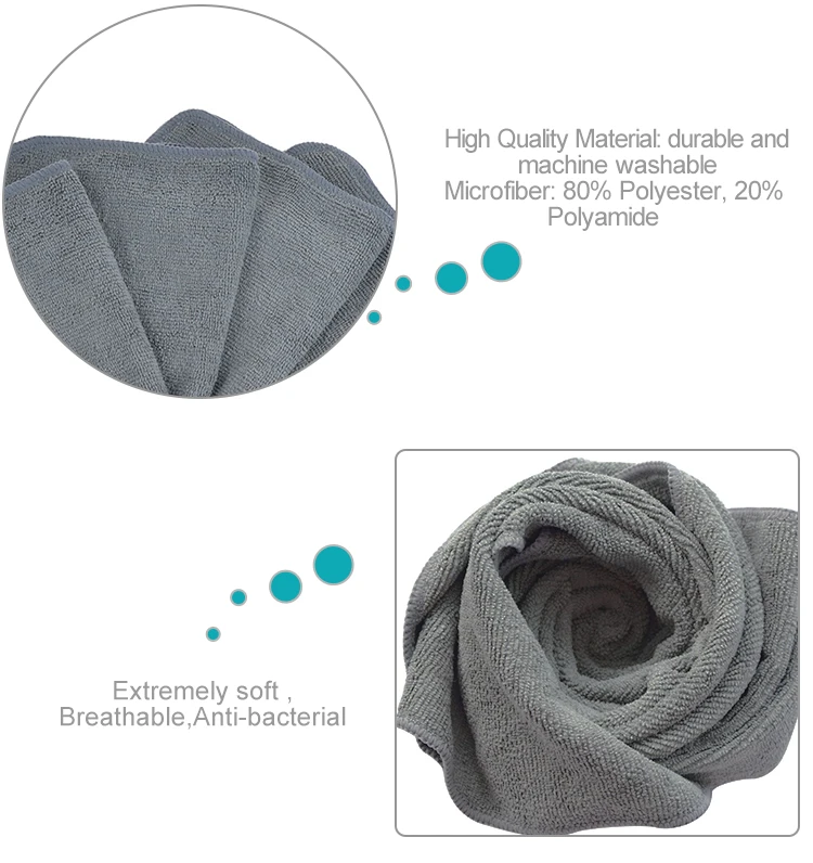 Wholesale Sweat Absorbing Printed Microfiber Sport Fitness Towel Custom