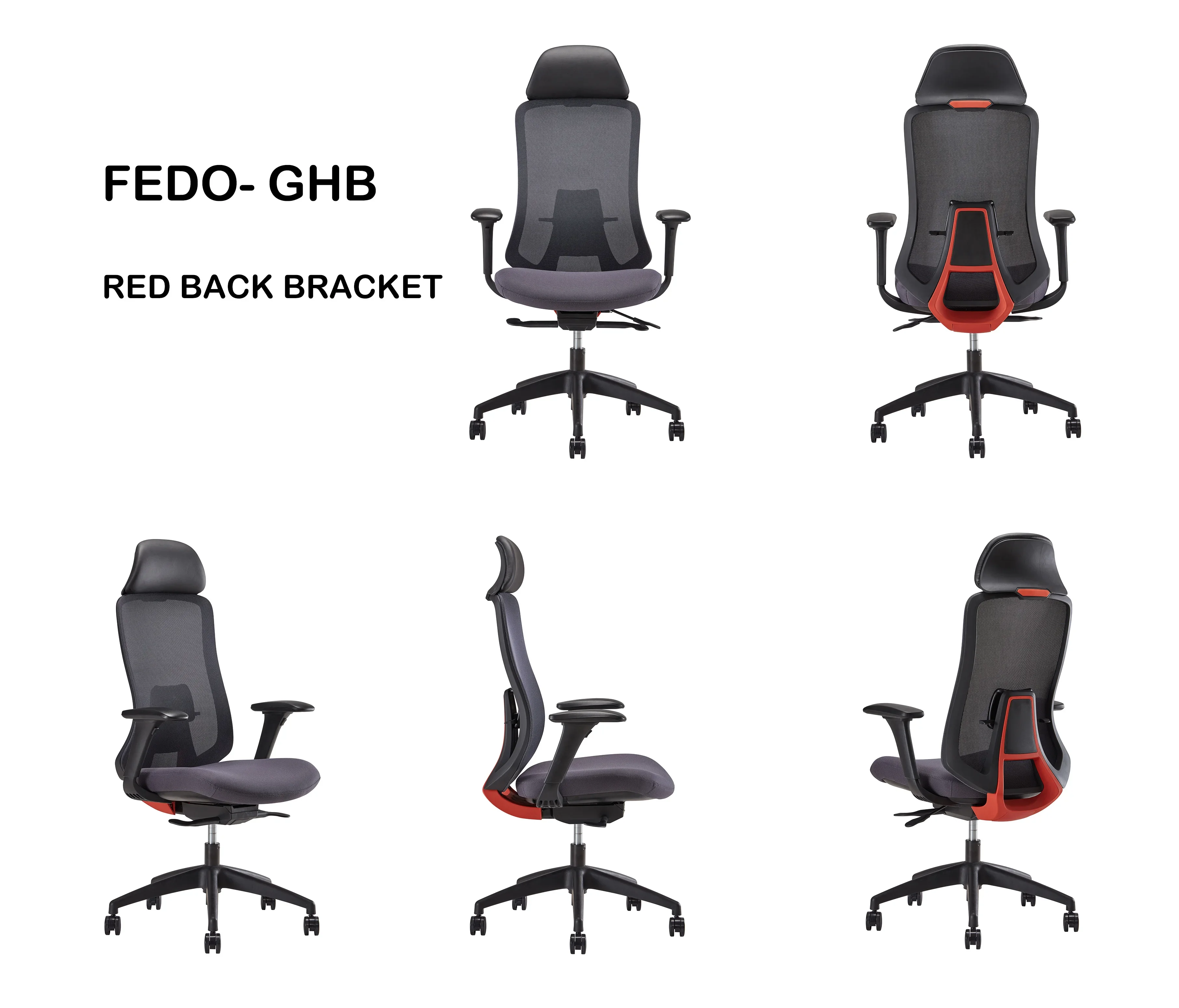 Office Furniture Manufacturers Comfortable Mesh Chair Office Ergonomic Office Chairs Luxury With Nylon Base Bifma