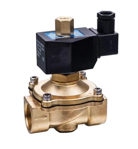 factory price  Brass material balst-proof normally open direct action solenoid valve 2W250-25NO-E